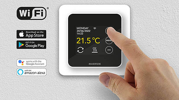 thermostaat met hand