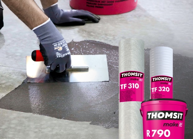 Het derde THOMSIT-renovatiesysteem voor het herstel van slechte oude dekvloeren