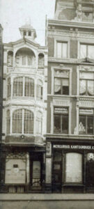 Vintage foto van de koningsplein 10 te amsterdam