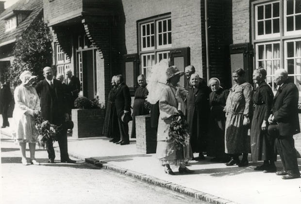 Koninklijk bezoek binnengasthuizen 1924