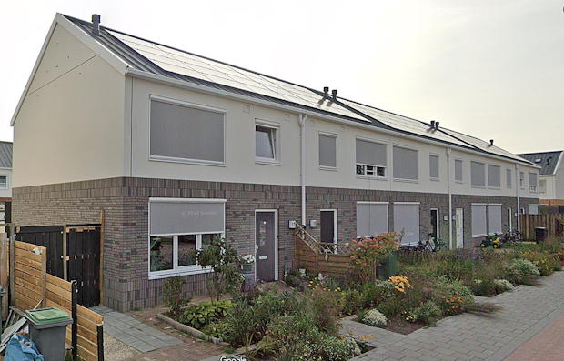 De woningen in Didam (foto: Google Streetview).