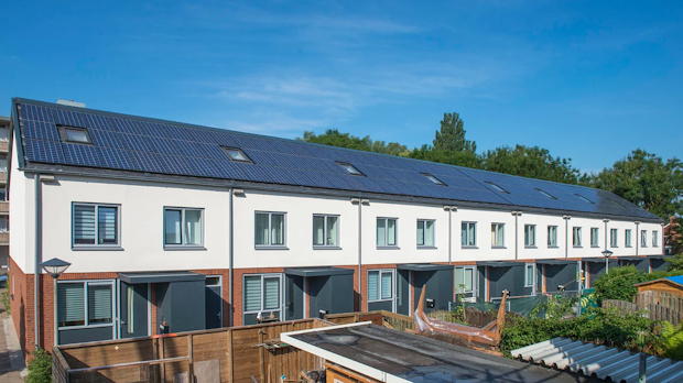 De woningen in Arnhem.